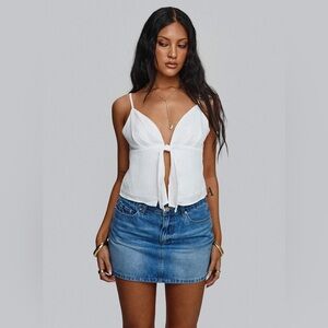 Paulette Denim Mini Skirt (8)